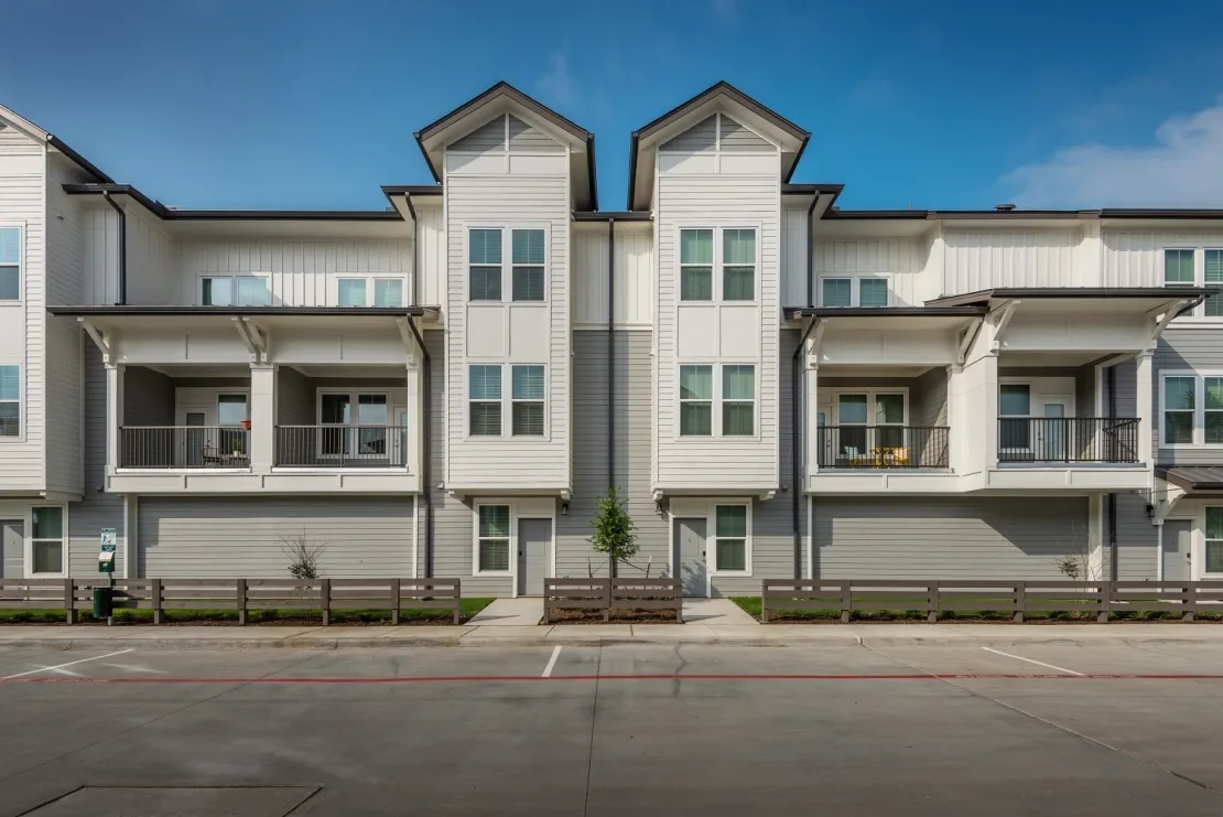 outdoor view of apartment complex-The Livano Kemah-pet friendly apartments in Houston
